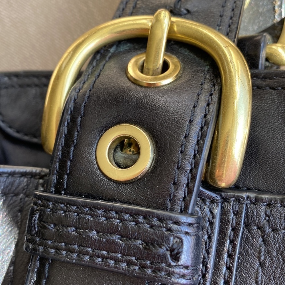 Coach Soho Black Leather Bag F0820-F11844 - Picture 12 of 13